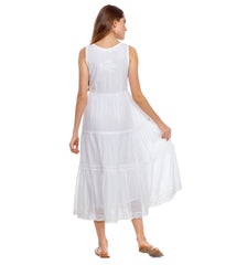 Giselle Dress-White