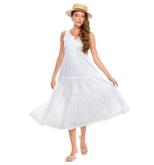 Giselle Dress-White