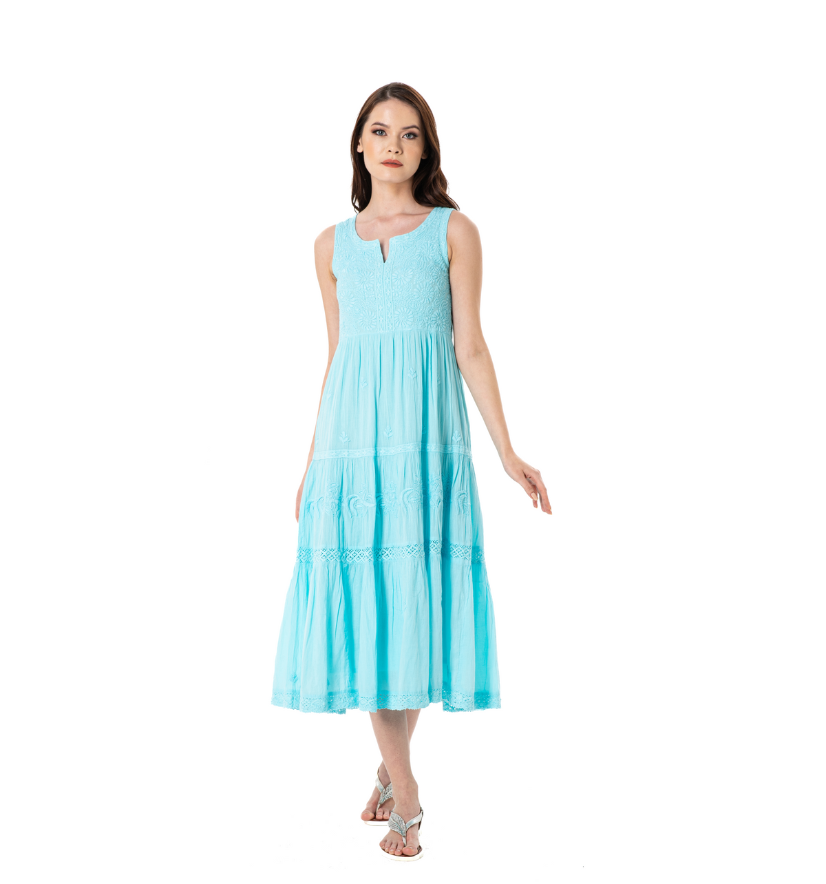 Giselle Dress-Light Turquoise
